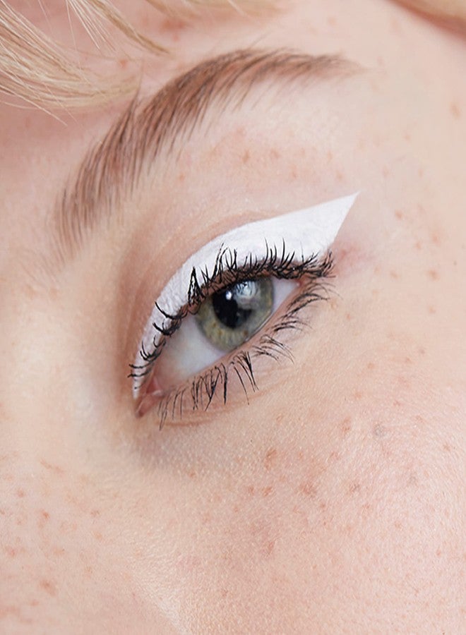 3إنا قلم تحديد العيون 3INA The Color Pen Eyeliner 100 - طرف رفيع للغاية، يدوم 14 ساعة، لون أصفر، سائل - ألوان زاهية، مطفي، مقاوم للتلطخ، مقاوم للتقشر - خالٍ من القسوة على الحيوانات، خالٍ من البارابين، مستحضرات تجميل نباتية - أبيض - Image 2