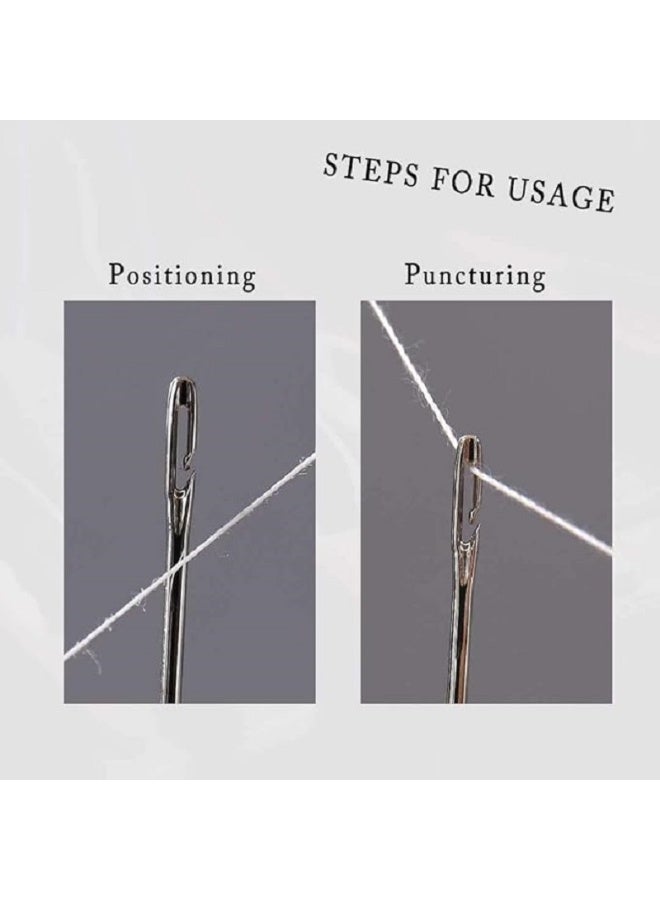 مجموعة إبر خياطة يدوية احترافية – 55إبرة متعددة الأحجام والأشكال لتصليح وخياطة جميع أنواع الأقمشة، مثالية للأشغال اليدوية، إصلاح الملابس، والمشاريع المنزلية - Image 2