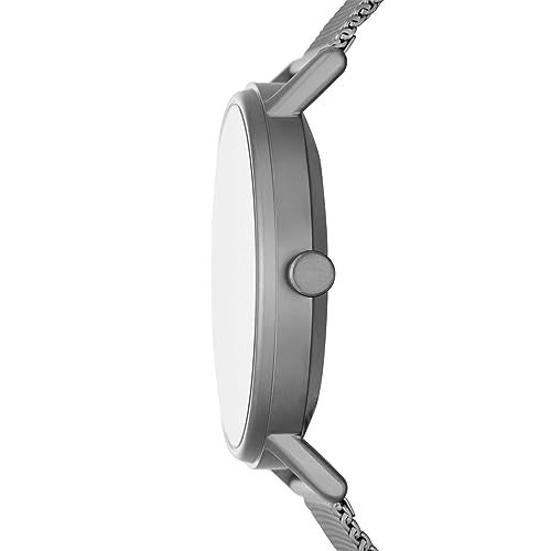 Skagen ساعة سكاجن للرجال كابل ذات اليدين الفرعية الرمادية بحزام شبكي من الفولاذ المقاوم للصدأ (الموديل: SKW6891) - Image 2