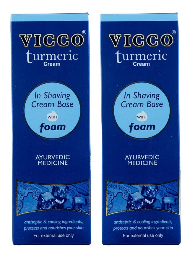 فيكو كريم الحلاقة بالكركم بقاعدة رغوية (عادي) عبوة من قطعتين - Image 1