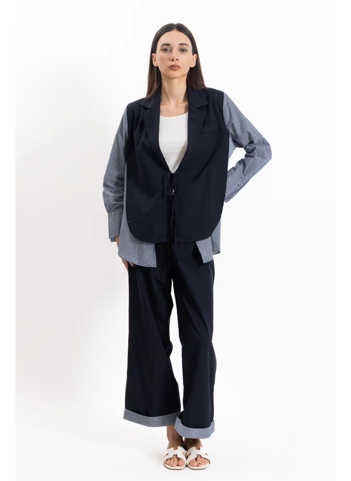 شايبس DETAILED STRIPED BLAZER SET