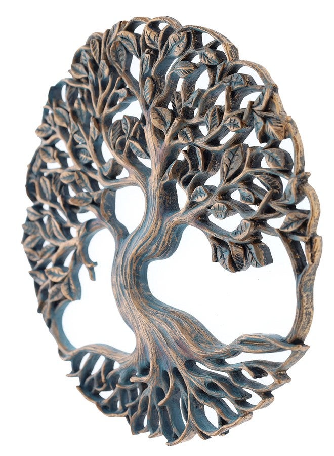 Top Brass Twisted Tree of Life Wall Plaque 11 5/8 Inches Decorative Spiritual Celtic Garden Art Sculpture - Image 3