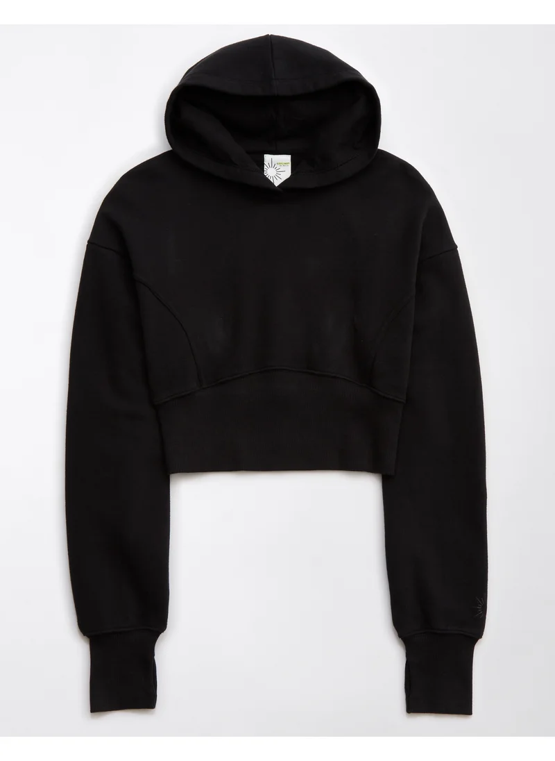 Aerie Offline By Throw-Back Cropped Sweatshirt