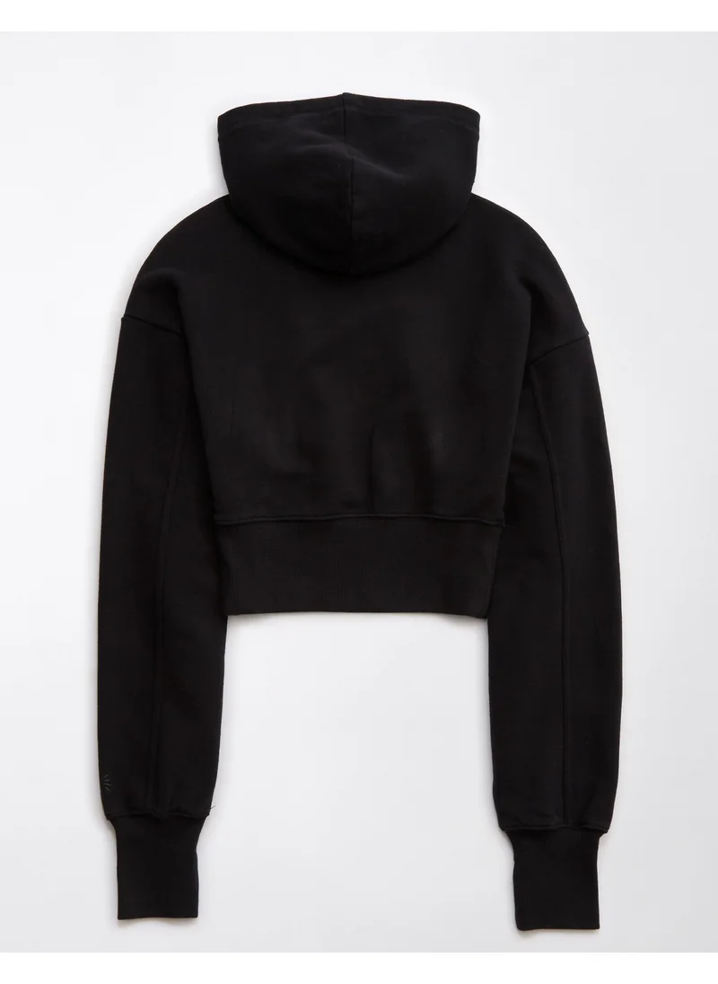 Aerie Offline By Throw-Back Cropped Sweatshirt