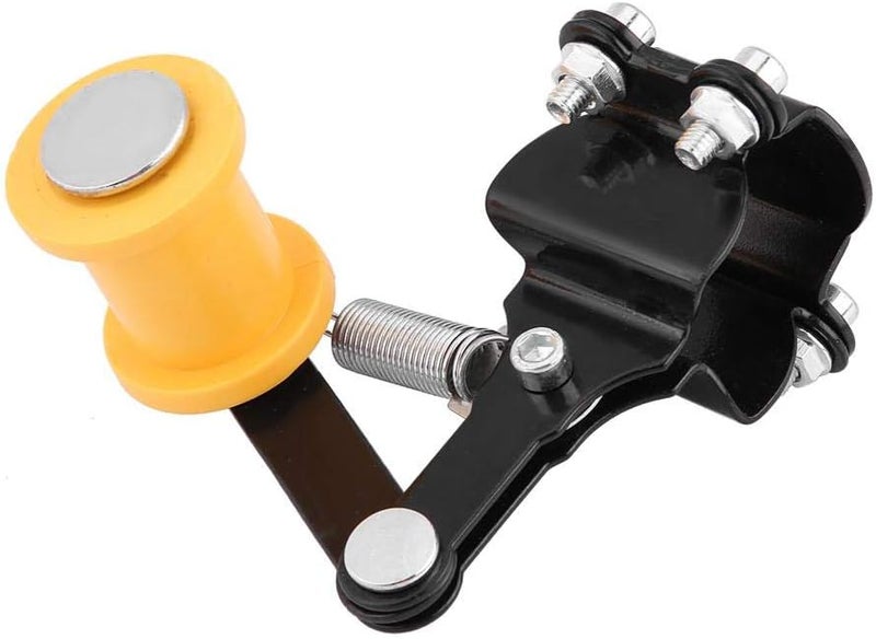 klarako Motorcycle Chain Tensioner, Universal Motorcycle Chain Tensioner Adjusters Chain Tension Bolt on Roller(Black) - Image 4