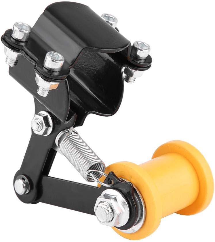 klarako Motorcycle Chain Tensioner, Universal Motorcycle Chain Tensioner Adjusters Chain Tension Bolt on Roller(Black) - Image 5
