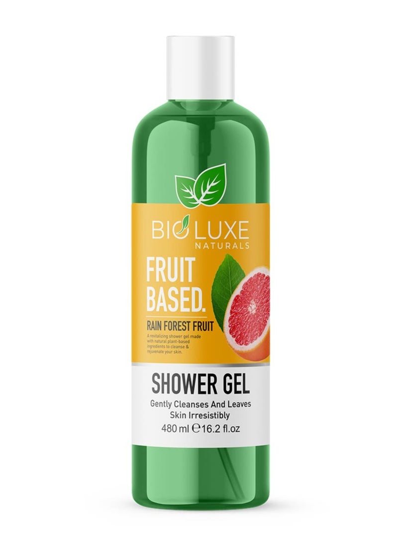 Bioluxe Naturals Fruit Based Shower Gel 480ml, Rain Forest Fruit, Gently Cleanses and Leaves Skin Irresistibly Softn - pzsku/Z14D4F9A97134C9086407Z/45/_/1714635492/0ac11841-f28a-456e-ad83-df269c3c271c