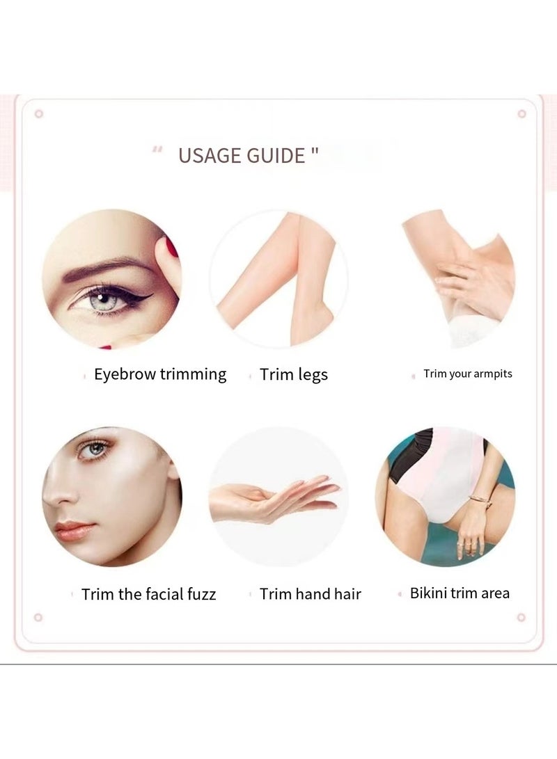 ماركة غير محددة جهاز إزالة الشعر للشحن الحواجب والوجه للسيدات  - Image 3