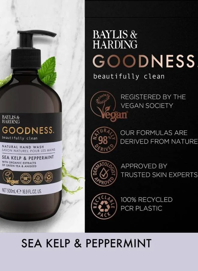 Baylis & Harding Baylis and Harding Goodness Sea Kelp and Peppermint Hand Wash 500ml