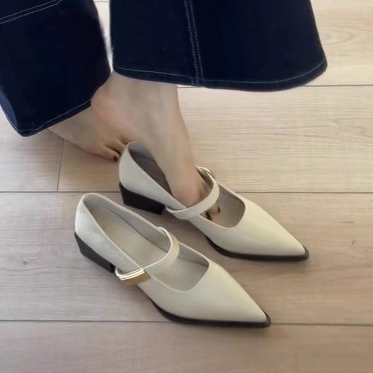 Women's Mary Jane Pumps with Block Heel - Image 4