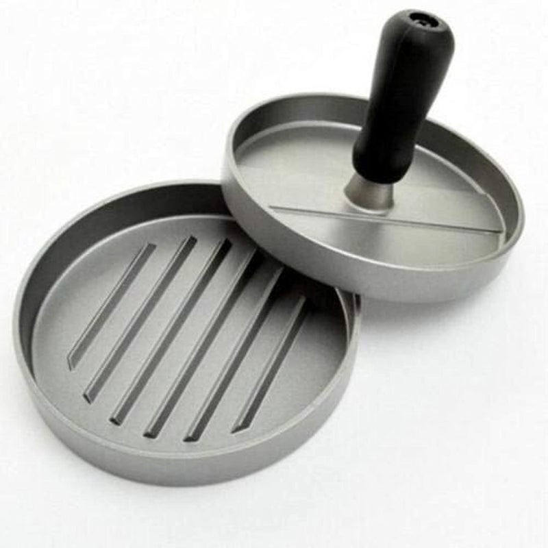 Stainless steel ham burger press