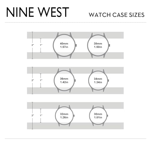 Nine West Women's Crystal Accented Bracelet Watch - Image 5