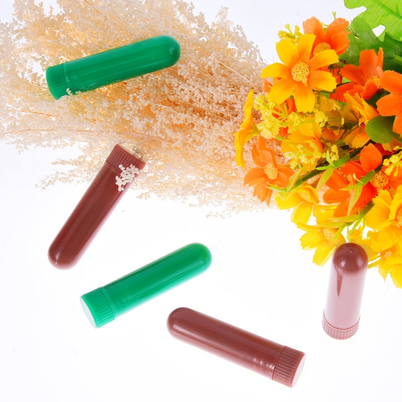 eBoot 28 Sets Essential Oil Aromatherapy Nasal Inhalers Tubes Refillable Inhaler Stick, 7 Colors, with Wicks - Image 5