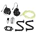 TOPINCN TOPINCN Fuel Oil Cap Replacement Hose Filter Kit Easy installation Chainsaw Accessories Fit for Stihl MS261 MS271 MS291  - Image 2