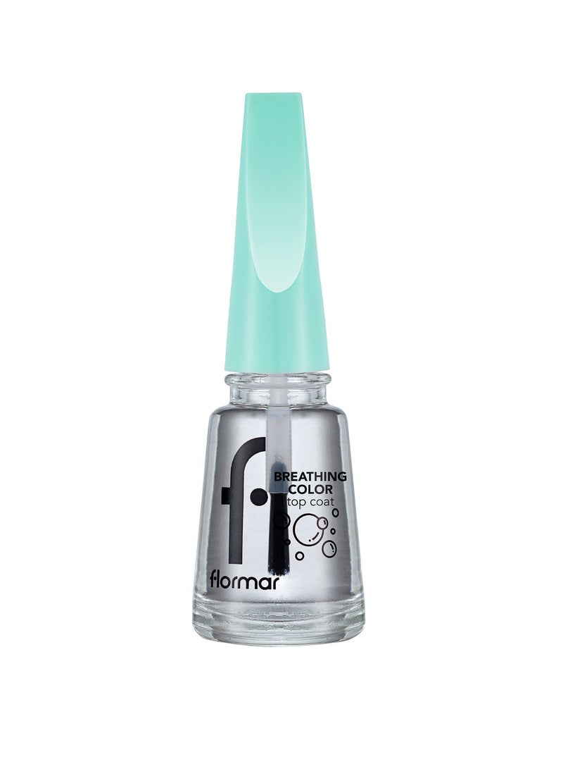 Breathing Color Top Coat Clean Polished Nail Look, Smooth Coat, Layer-Friendly Application, Thin Even Coats, Refined Finish