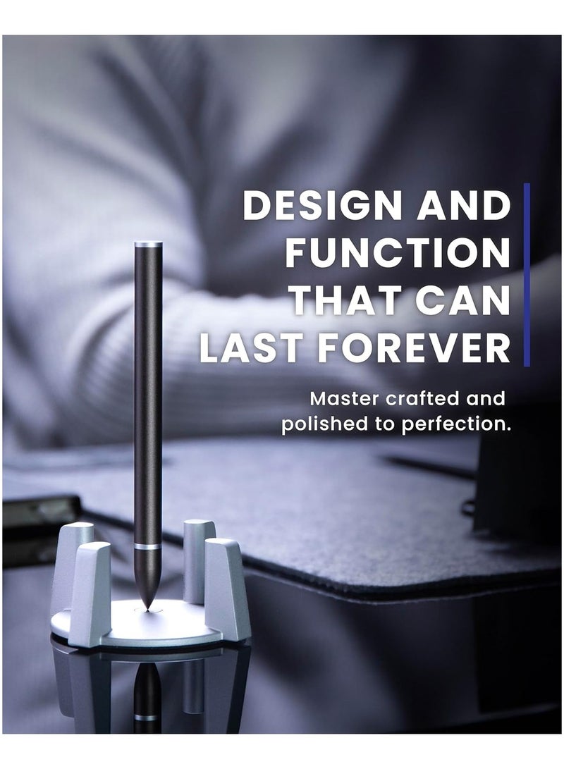 novium Hoverpen - Luxury Pen for Men & Women, Vertically Standing Executive Ballpoint Pen with Top Grade Free-Flowing Ink Refill, Metal Made, Unique Gifts, Luxury Pen for Men, Mens Gifts Ideas - Image 3