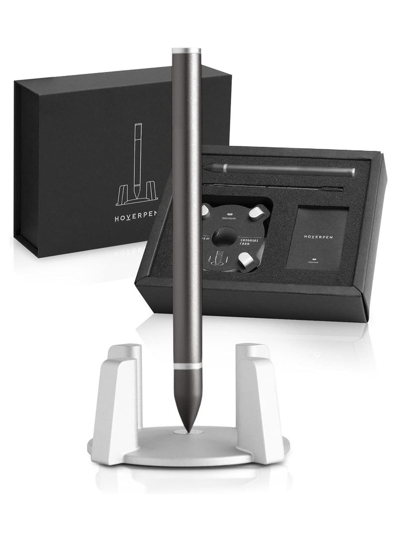 novium Hoverpen - Luxury Pen for Men & Women, Vertically Standing Executive Ballpoint Pen with Top Grade Free-Flowing Ink Refill, Metal Made, Unique Gifts, Luxury Pen for Men, Mens Gifts Ideas - Image 1