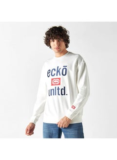 Ecko Unltd. Ecko Unltd Logo Detail Sweatshirt with Long Sleeves  - Image 1