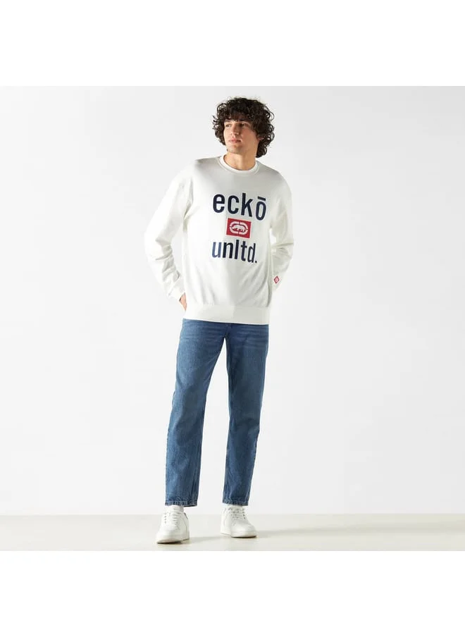 Ecko Unltd. Ecko Unltd Logo Detail Sweatshirt with Long Sleeves