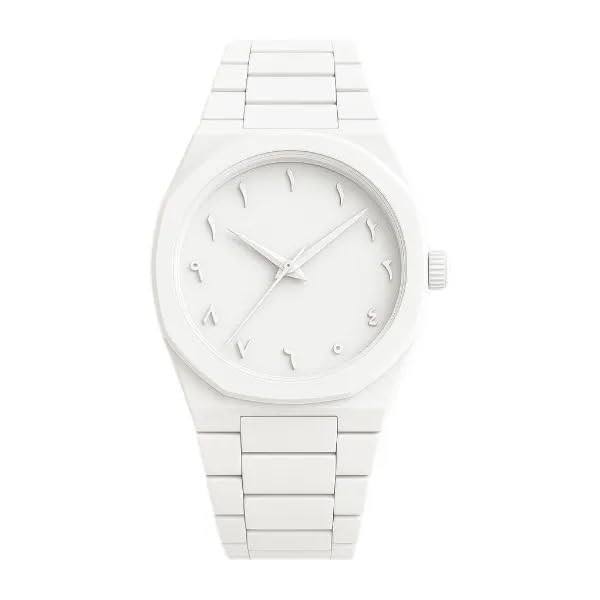 CERO Men’s White Analog Watch | Lightweight Plastic Strap | Arabic Numerals & Minimalist Dial | Casual & Stylish Wrist Watch (White) - Image 1