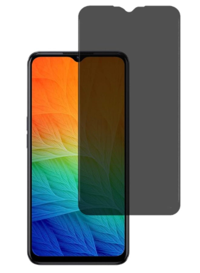 أوريجنال واقي شاشة الخصوصية لهاتف VIVO Y35 - زجاج مقسّى مضاد للكهرباء الساكنة مع حماية من التفريغ الكهروستاتيكي، صلابة 9H، مضاد للتجسس، مقاوم للغبار، ملمس فائق النعومة - Image 1