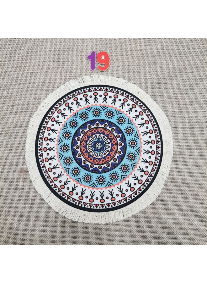 Direct Supply Innovative Carpet Dining Mat Persian Style Coaster, Flower Plate, Fruit Plate Mat Tea Pot Mat Decorative Mat-Specifications:19  - Image 1
