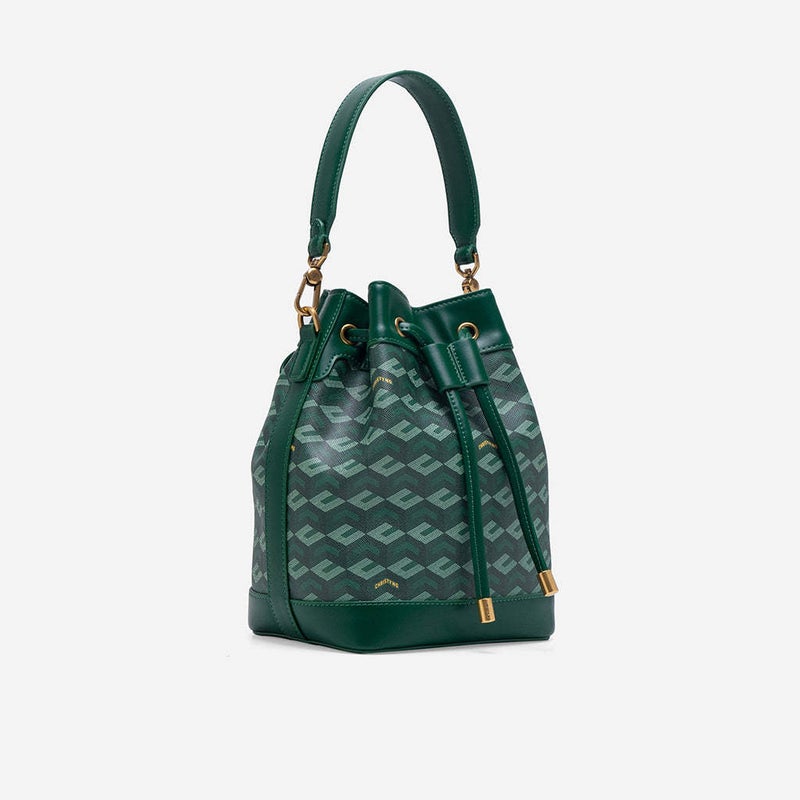New Christy Ng High-Quality Bucket Bag, New Printed Versatile Commuter Shoulder and Crossbody Women''s Bag - Image 1