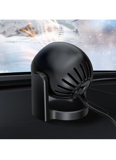 AROAQ Car Heater, Heating and Cooling Windshield Defogger Heater for Car, Portable Car Defroster Cigarette Lighter Heater with 360 Degree Rotary Base, Black  - Image 4