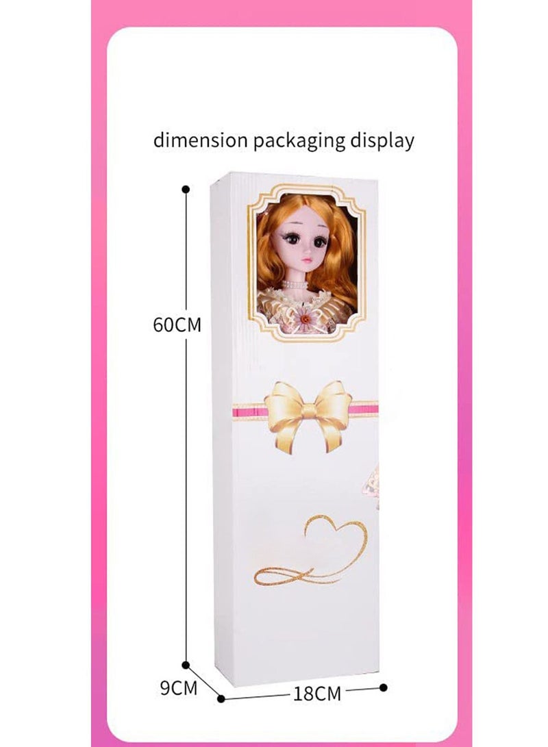 GT-Wheel Fashion Princess Doll for Girls Large Premium Toy with Tiaras Hair and Accessories - Image 2