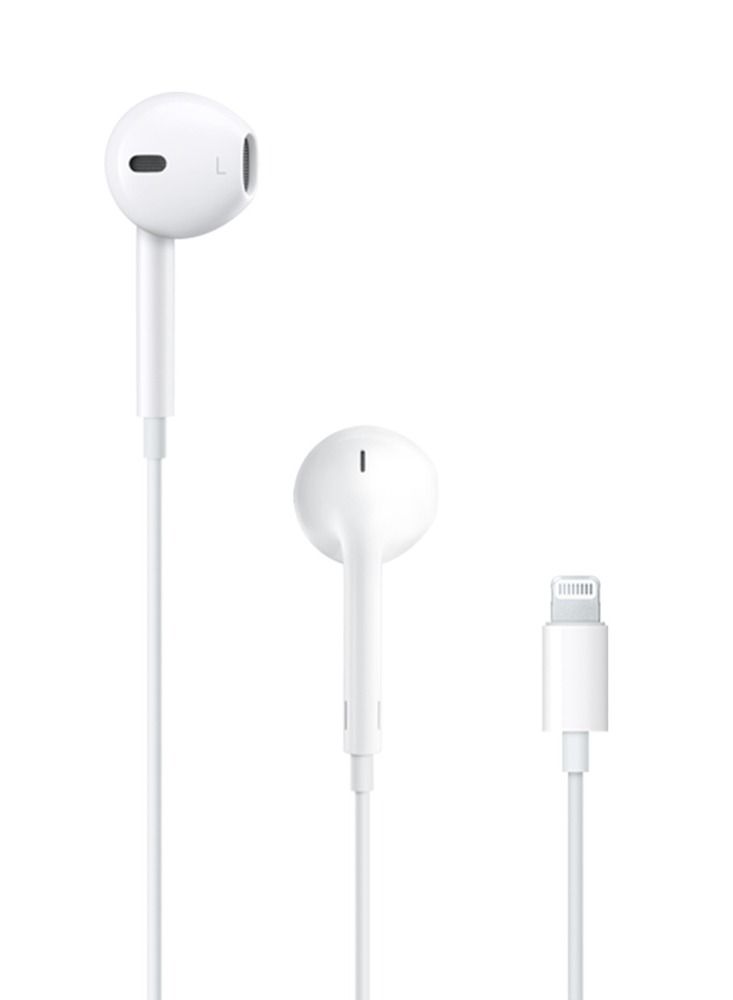 Phone Planet White Lightning connector earphones for sleek design and ultimate comfort With Apple MFI - Image 1