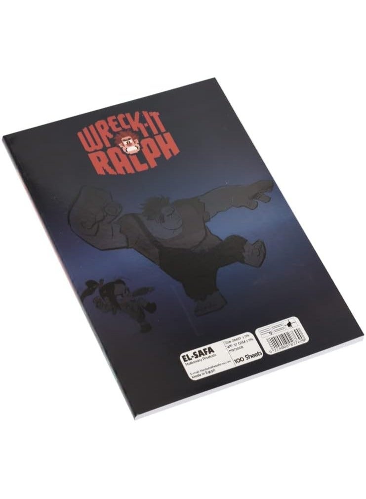 High Quality Stapled (Square) Notebook 100 Sheets -Multicolour - Image 2