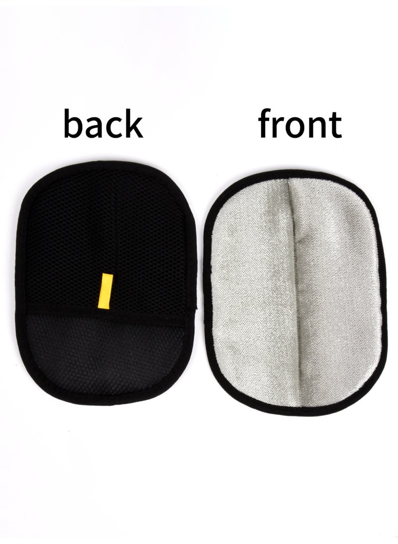 Large sized pet electrostatic hair removal gloves with bi-directional brushing and adhesive properties, essential gloves for cat and dog pet keeping, cat hair cleaning - Image 3