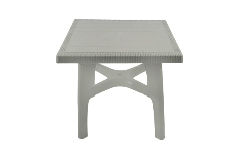 Plastic Table (Trapeza) Plastic High 80 * 80cm (Beige) - Image 2