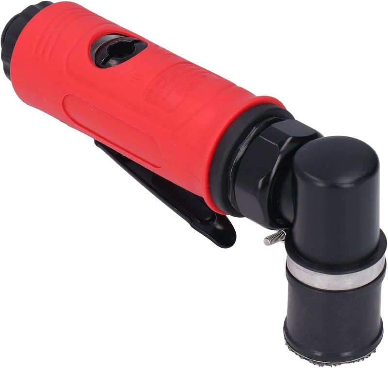 YDE - 8912B Air Die Grinder, Industrial Pneumatic Spot Mill with Red Sheath, 1/4in Air Inlet, 15000RPM High Speed for Metal Wood Car Polishing, Zinc Alloy Body with Muffler Device - Image 3