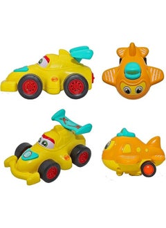 TEMSON TEMSON Fun Autos Set Push and Go Vehicles Friction Powered Cars Toy for Toddlers | Early Educational Toys and Birthday Gift for 3 Years Old Boys Girls (5PC) (HMC-5458)  - Image 2