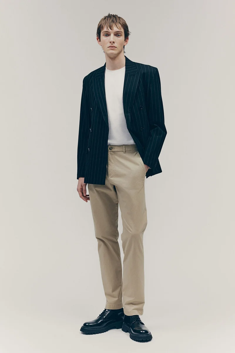 اتش اند ام بنطلون تشينو بقصّة سلِم من القطن