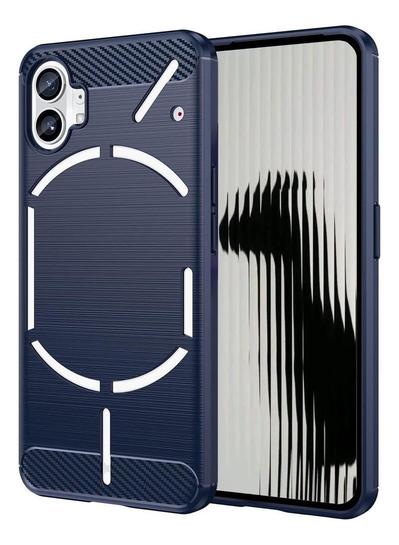 GOLDEN MASK For For Nothing Phone 1 Ultra Slim Shock Absorption Soft TPU - (Blue) - Image 1