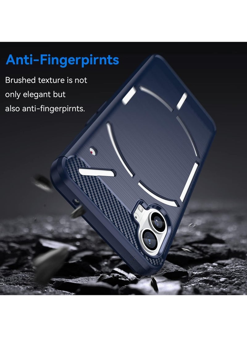 GOLDEN MASK For For Nothing Phone 1 Ultra Slim Shock Absorption Soft TPU - (Blue) - Image 2