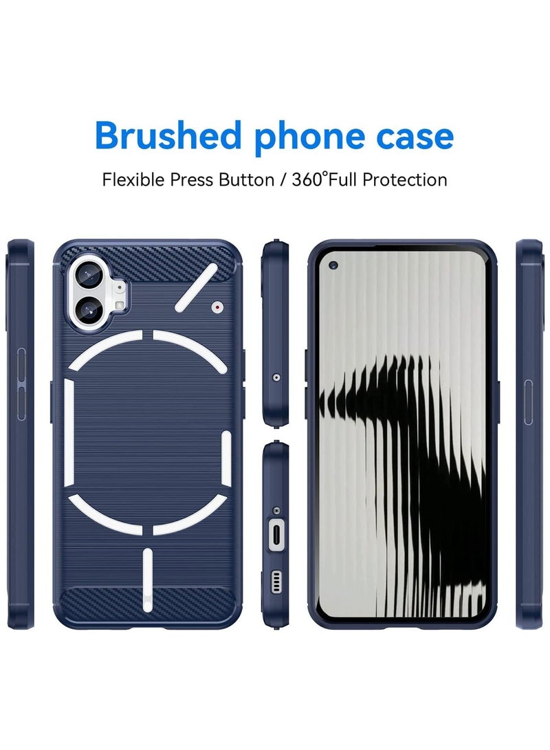 GOLDEN MASK For For Nothing Phone 1 Ultra Slim Shock Absorption Soft TPU - (Blue) - Image 3