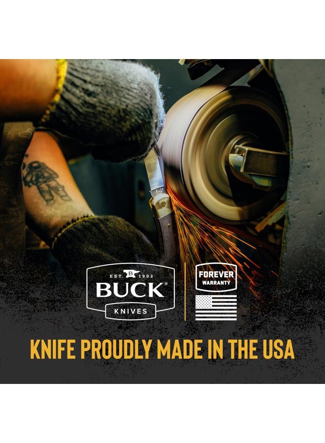 Buck Knives 931 Chef's Knife, 8-Inch 420HC Stainless Steel Blade, DymaLux Rosewood Handle, Kitchen Cutlery - Image 3