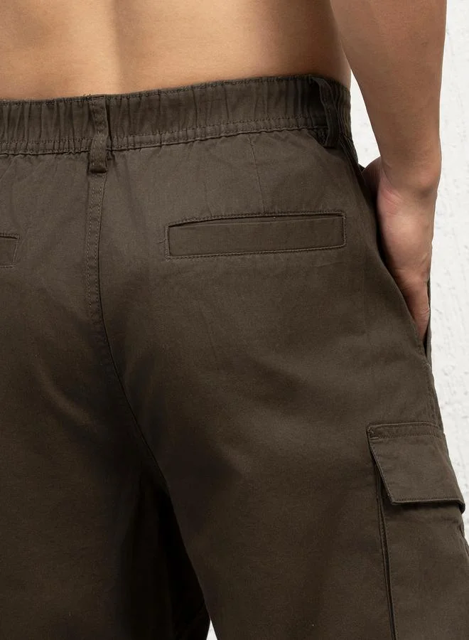 Hubberholme  Mid Rise Relaxed Fit Cargo Pants for Men | Best Price UAE