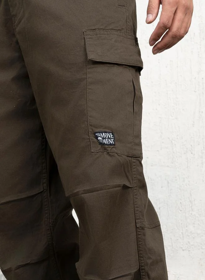 Hubberholme  Mid Rise Relaxed Fit Cargo Pants for Men | Best Price UAE