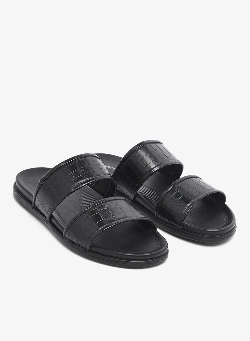 Comfortline Croc Emboss Casual Sandals