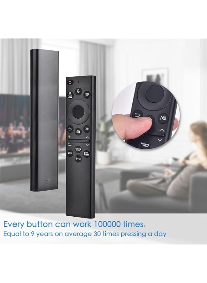 KOOMOER Replacement Voice Remote for Samsung Smart TV: Low Power Tech Control,Compatible with 2022 BN59-01385A(no Solar),for Most 2018 to 2022 Smasung Crystal UHD QLED The Frame QLED 4K 8K Smart TV