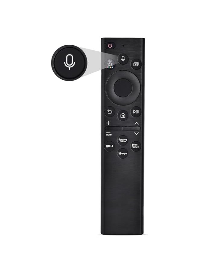 KOOMOER Replacement Voice Remote for Samsung Smart TV: Low Power Tech Control,Compatible with 2022 BN59-01385A(no Solar),for Most 2018 to 2022 Smasung Crystal UHD QLED The Frame QLED 4K 8K Smart TV