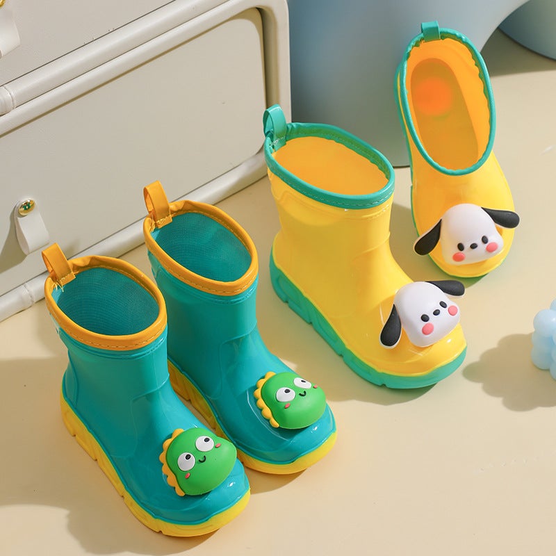 Children's Cartoon Rain Boots – Non-Slip Waterproof Shoes for Toddlers and Kids - Image 3
