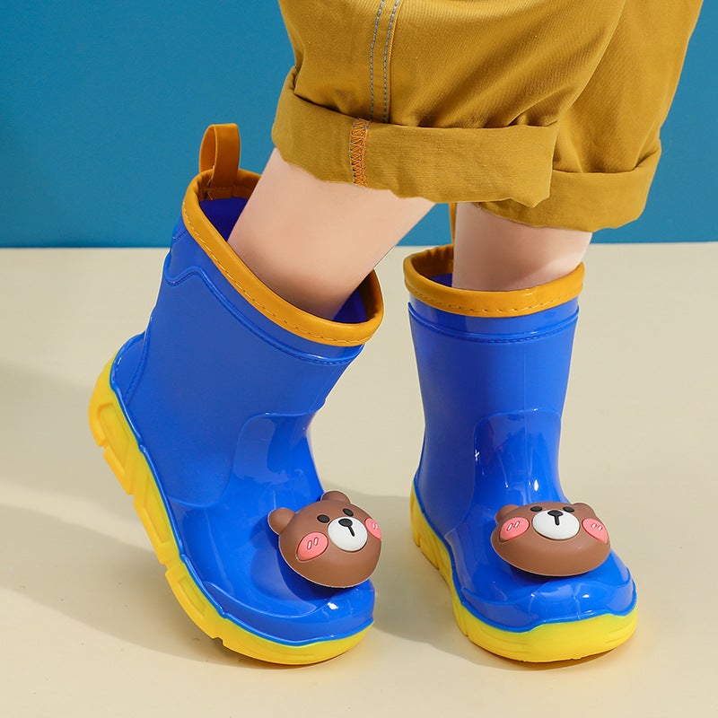 Children's Cartoon Rain Boots – Non-Slip Waterproof Shoes for Toddlers and Kids - Image 4