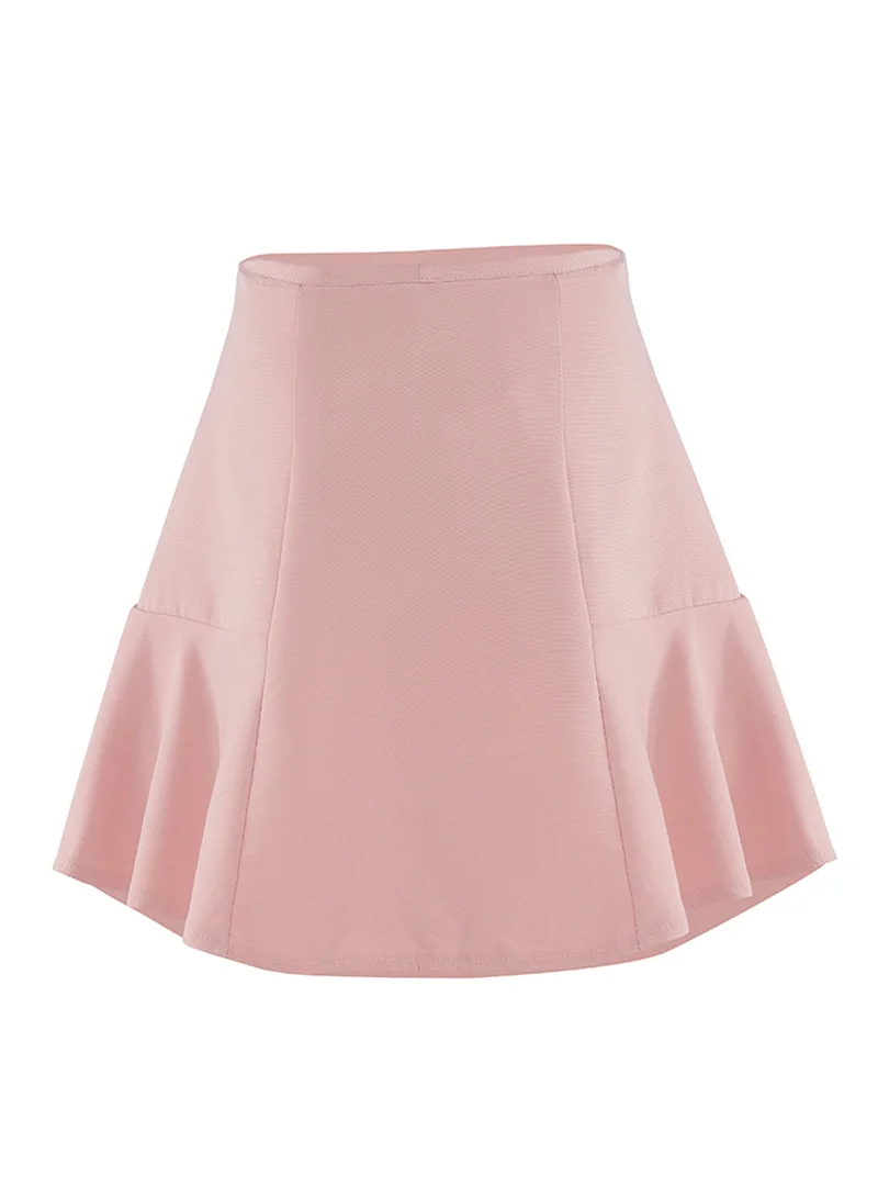 London Rag Pink Flared Mini Skirt