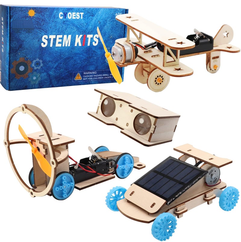 CYOEST STEM Kits for Kids Age 8-10-12-14, Science Projects for Kids Ages 8-12, Stem Building Toys for Boys Age 8 9 10 12 13 14, Solar Car & STEM Activities Engineering Kits, Gifts for Boys - Image 1