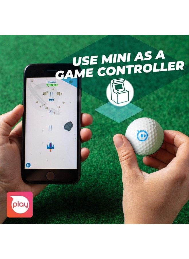Sphero - Mini Golf: Appenabled Programmable Robot Ball Stem Educational Toy For Kids Ages 8 & Up Drive, Game & Code With Play & Edu App, Eggshell White - Image 1